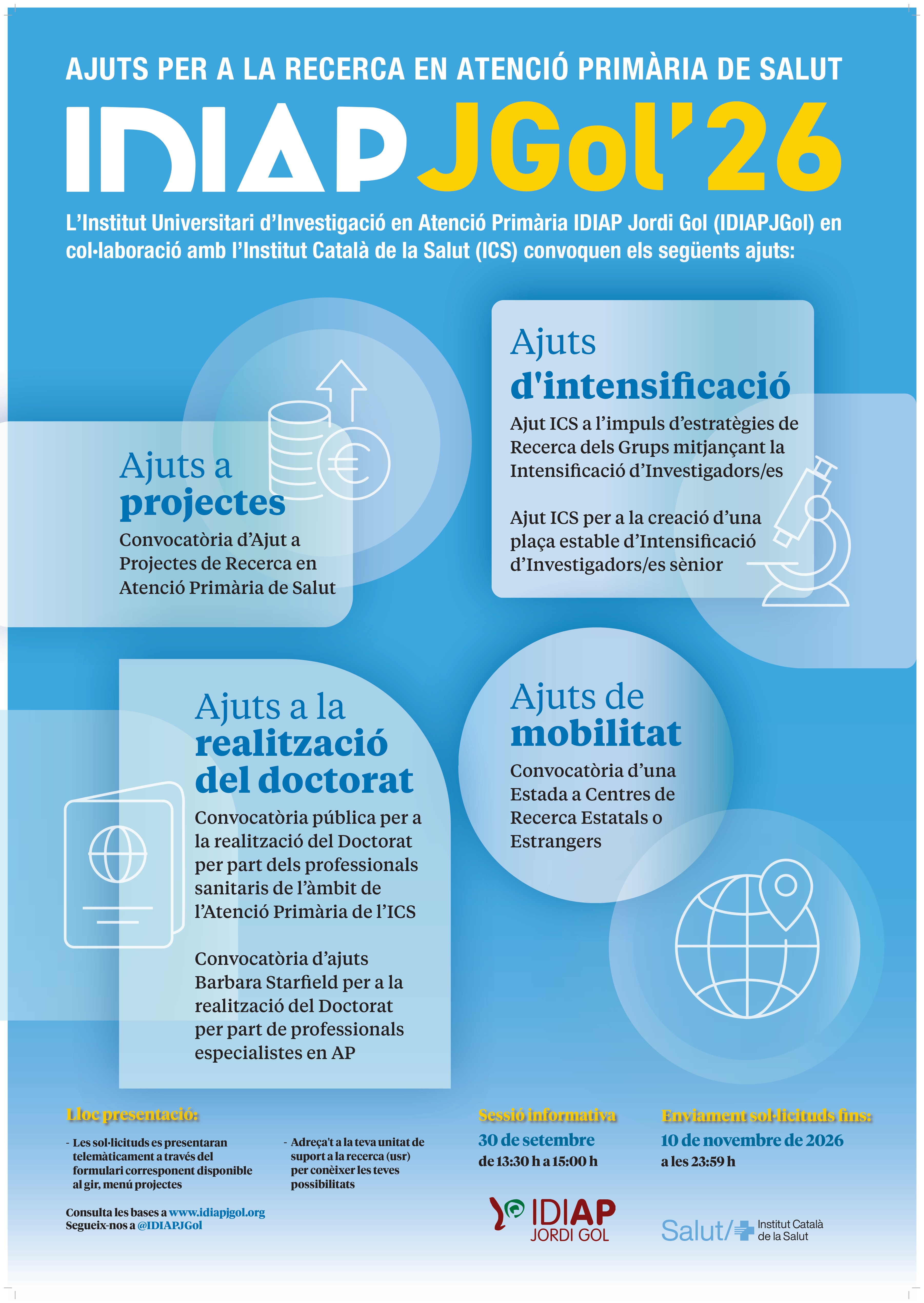 Sessió informativa - Ajuts per a la recerca ICS-IDIAPJGol 2026